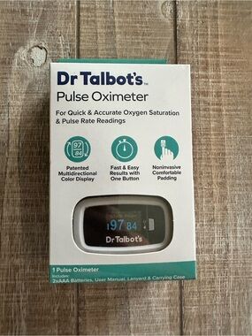 Dr Talbot’s Pulse Oximeter - Accurate Oxygen & Pulse Readings